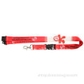 new series pvc neck strap sewed with pvc label